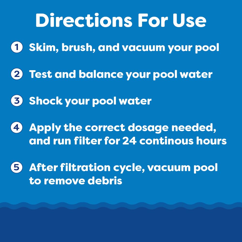 In The Swim Super Clarifier – Fast-Acting, Highly Concentrated Pool Water Clarifier for Crystal Clear Water & Improved Filter Efficiency – for Sand & Cartridge Filters - 1 Quart