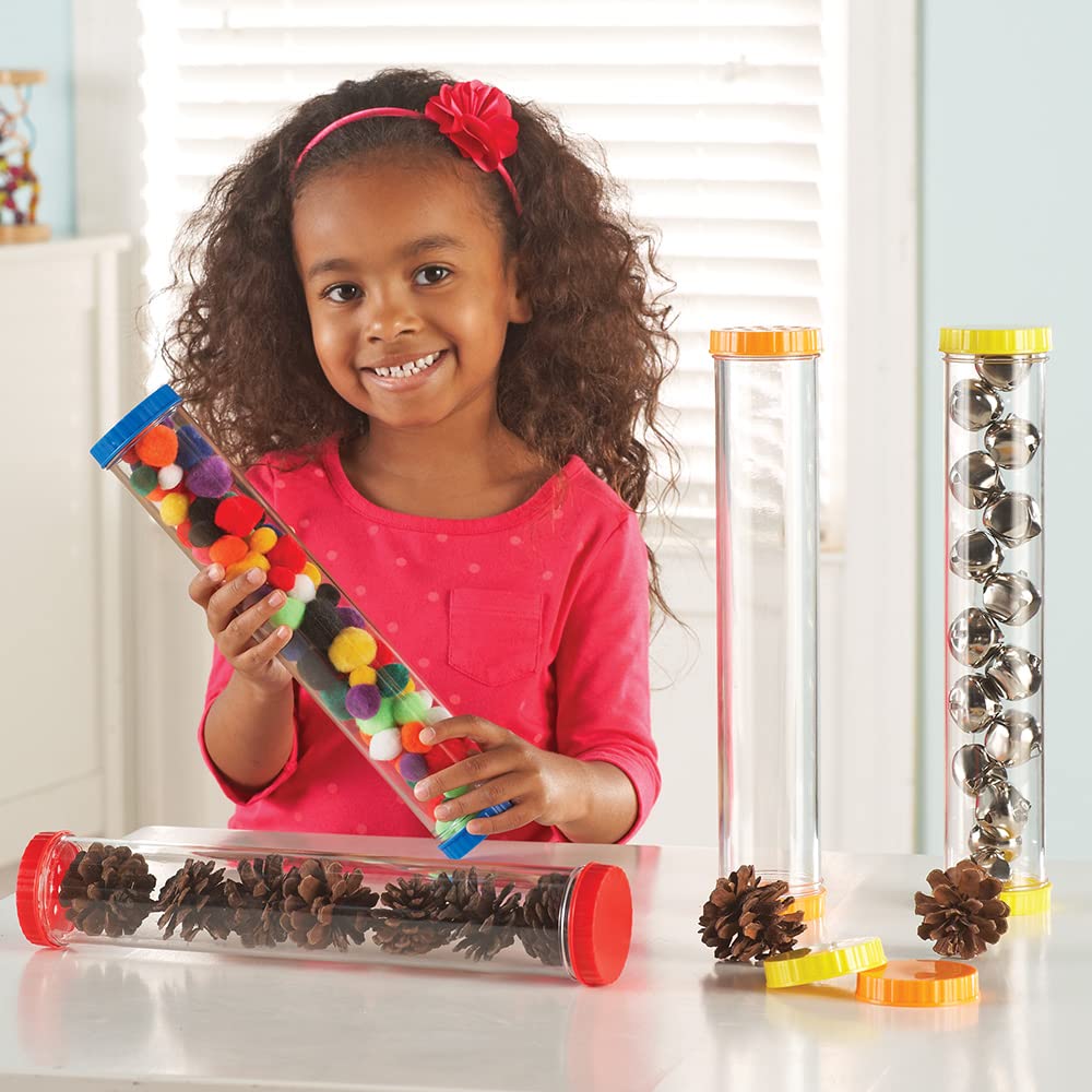 Learning Resources Primary Science Sensory Tubes - Toddler Toys, Homeschool Supplies, Fine Motor Skills, Calm Down Bottle, STEM Manipulatives, Preschool Activities, Montessori Games, Gifts for Kids