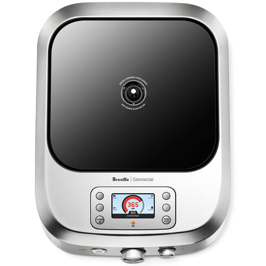 Breville Commercial CMC850BSS Control Freak Precise Temperature Controlled Induction Cooktop, Brushed Stainless Steel