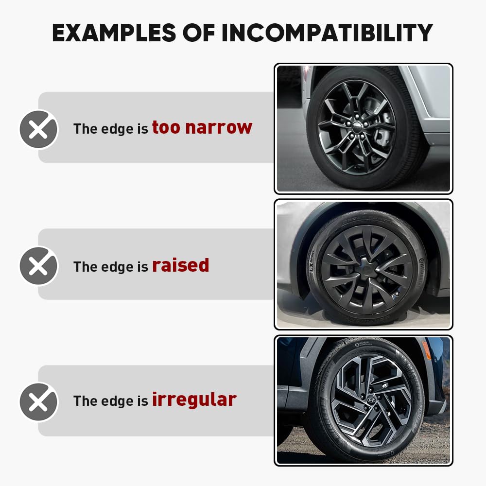 EVOOOR Automotive Alloy Wheel Rim Protector - Covering The Entire Rim of The Wheel hub - Strips for Curb Rash Prevention - Set of 4 Rim Protector Easy to Install(20'',Red)