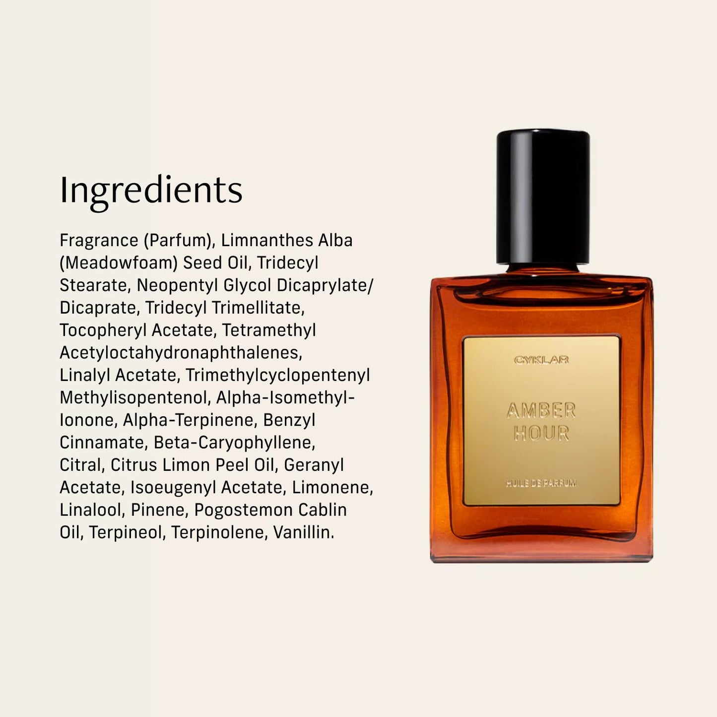 CYKLAR Perfume Oil for Skin – Sex Musk Scent – Seductive Perfume Fragrance with Rose, Tonka Bean & Musk Notes – Travel-Friendly 15ml
