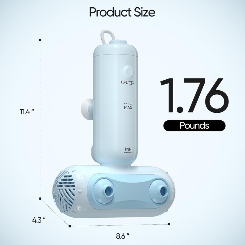 Bath Jets for Tub, YOLID Portable Bath Spa Massager with Jet&Bubble Modes, 3-Speed Adjustable Dual Nozzles Rechargeable Bathtub Bubble Jet for Muscle Relaxation, Bathtub Jacuzzi at Home
