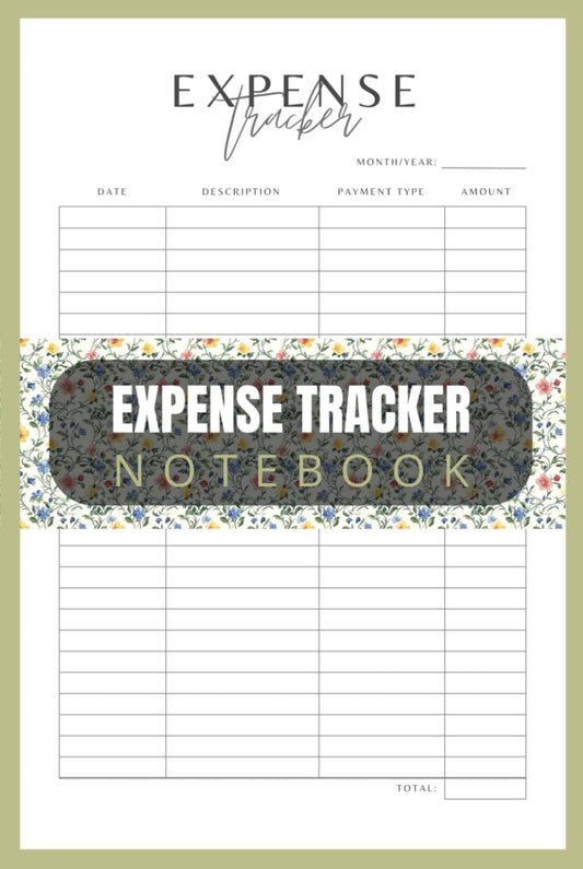 Expense Tracker Notebook: Daily Spending Bill Organizer Log Book, Management Ledger for Personal or Small Business Use