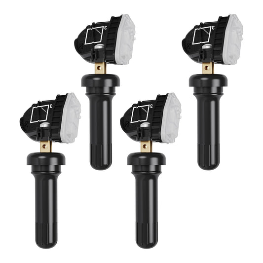 Jsueng 13598772 TPMS Sensor, GM Tire Pressure Monitoring System Sensor for Chevy Silverado Buick Cadillac GMC Hummer Saturn SAAB, 315mhz Replaces 13586335 13598771 13581558 Set of 4