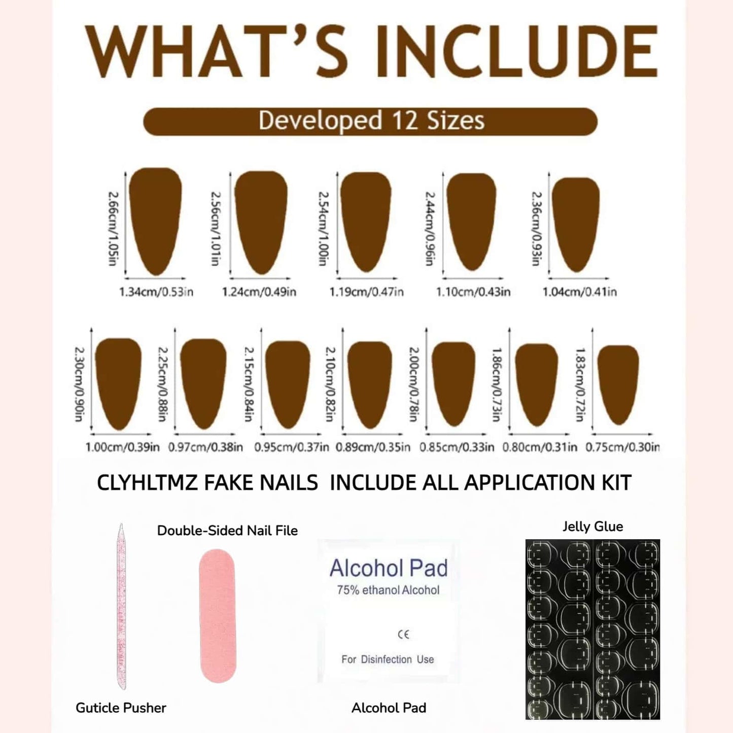 CLYHLTMZ Short Almond French Tips Press on Nails Gold Glitter Striped False Nails with Leopard Print Designs Brown Full Cover Glue on Nails Removable Acrylic Stick on Nails For Women 24 Pcs