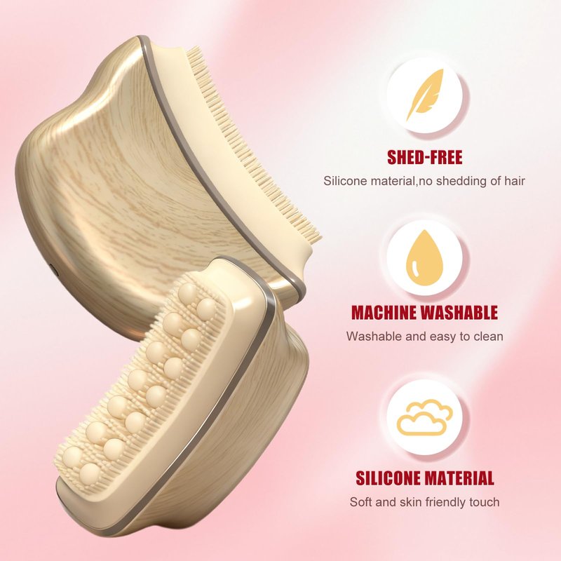 Multi Silicone Facial Cleansing Brush,Lymphatic Face Brush-Anti Puffiness,Lymphatic Drainage,Detox,Lift,Sculpting Jawline，Improves Skin Glow,Absorption,Cleansing、Scrubber and Face Massaging