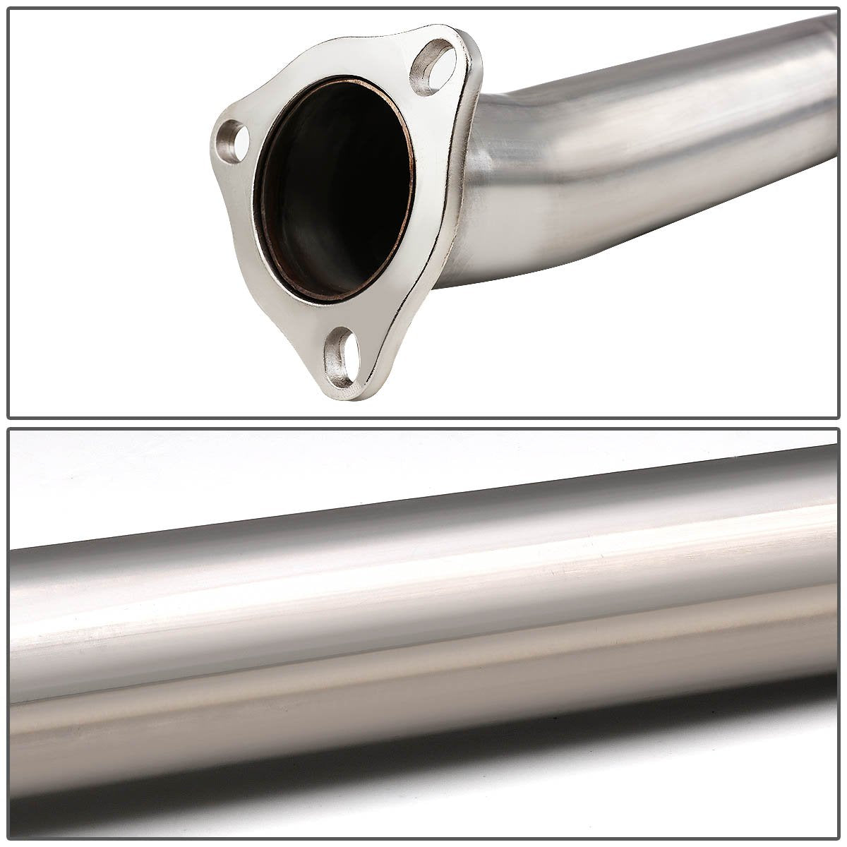 DNA MOTORING CBE-HC01DX-NRT Muffler CatBack Exhaust System [Compatible with 01-05 Honda Civic DX LX 2DR/4DR]