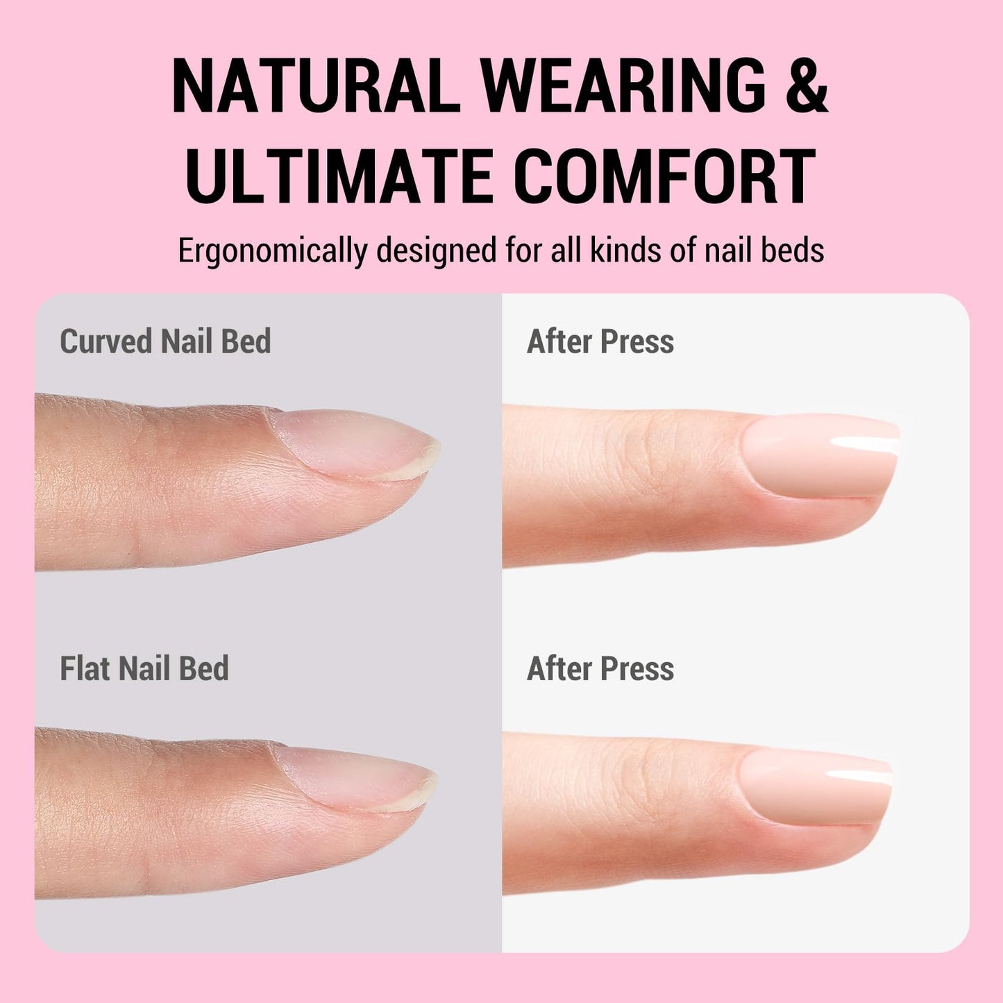 MelodySusie Professional Nail Dust Collector MelodySusie Press-On Nails Short Square White French Tips