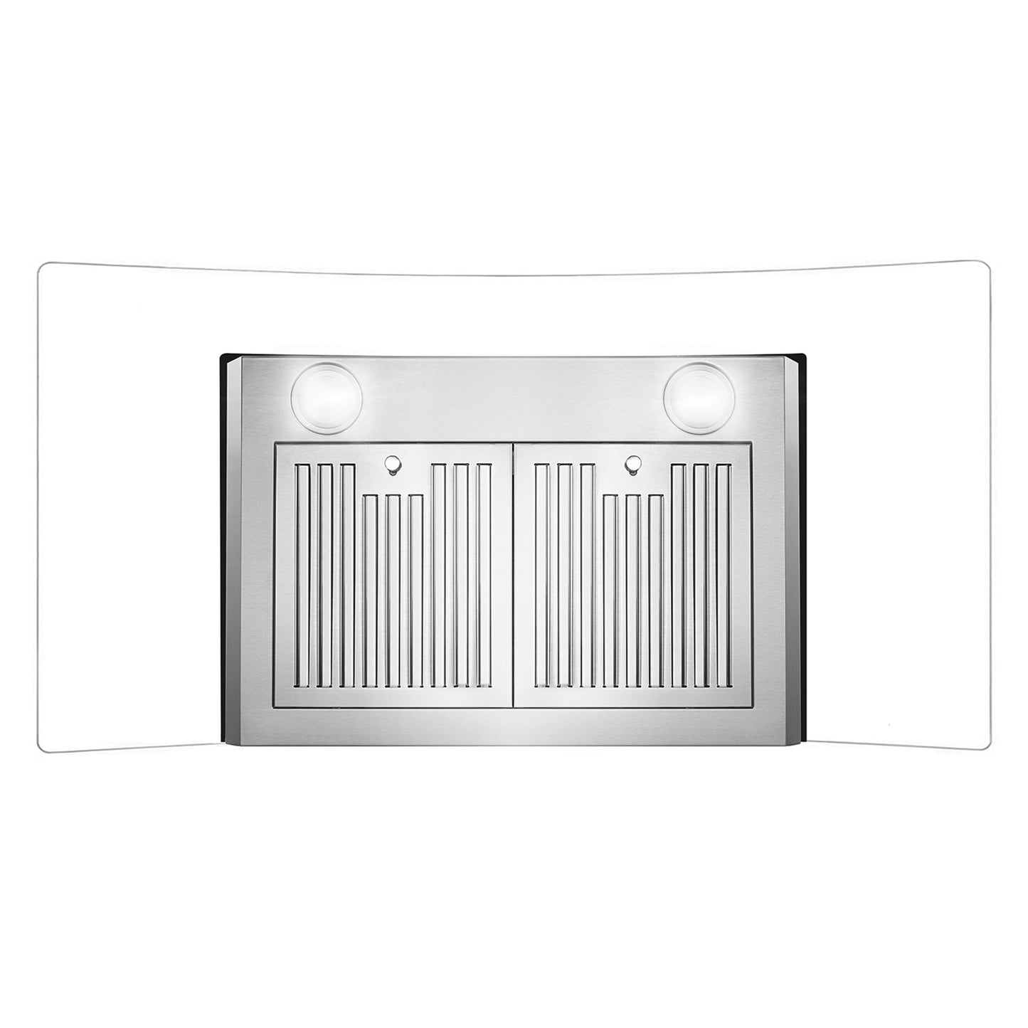 COSMO COS-668WRC90 36 in. Vista Collection 380 CFM Ducted Wall Mount Range Hood, Button Controls, LED Lights, Stainless Steel
