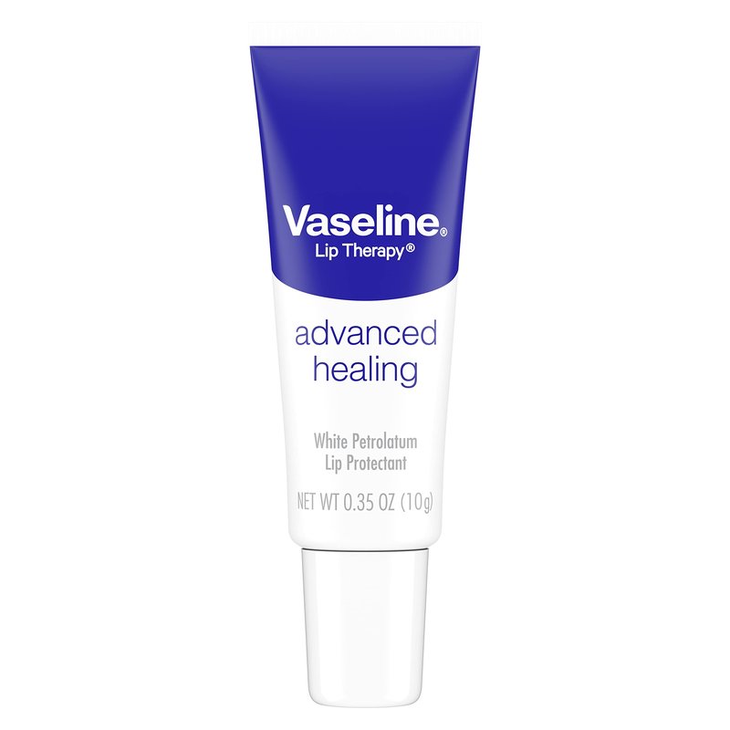 Vaseline Lip Therapy Lip Balm Tube, Advanced Healing Lip Moisturizer, 0.35 oz