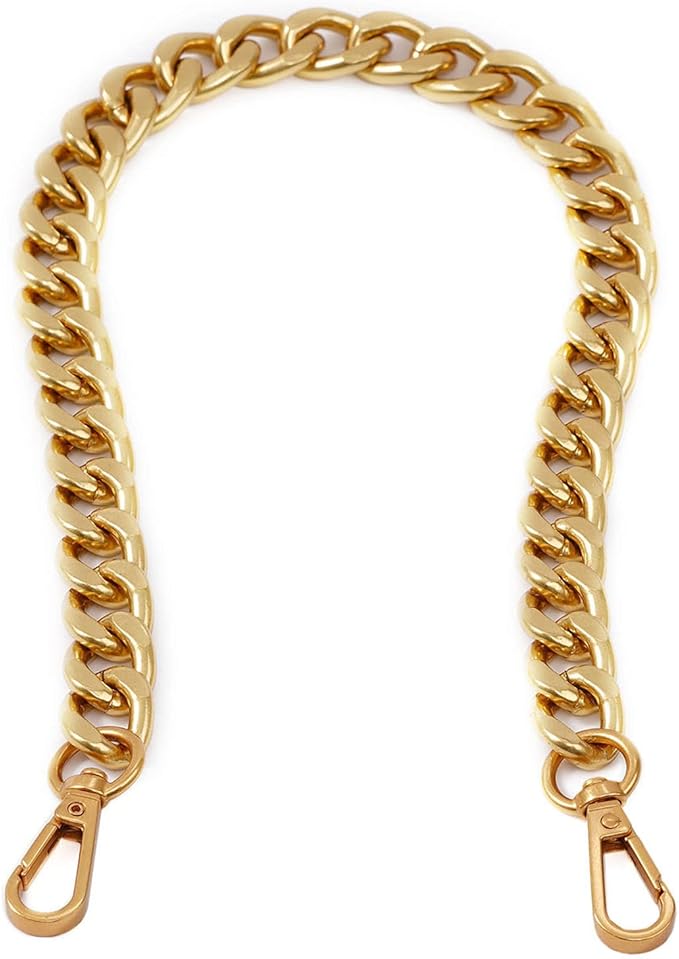 Medium Size Fabulous Metal Shoulder Crossbody Purse Strap Replacement Bag Chain Accessories (18ââ, Antique Gold)