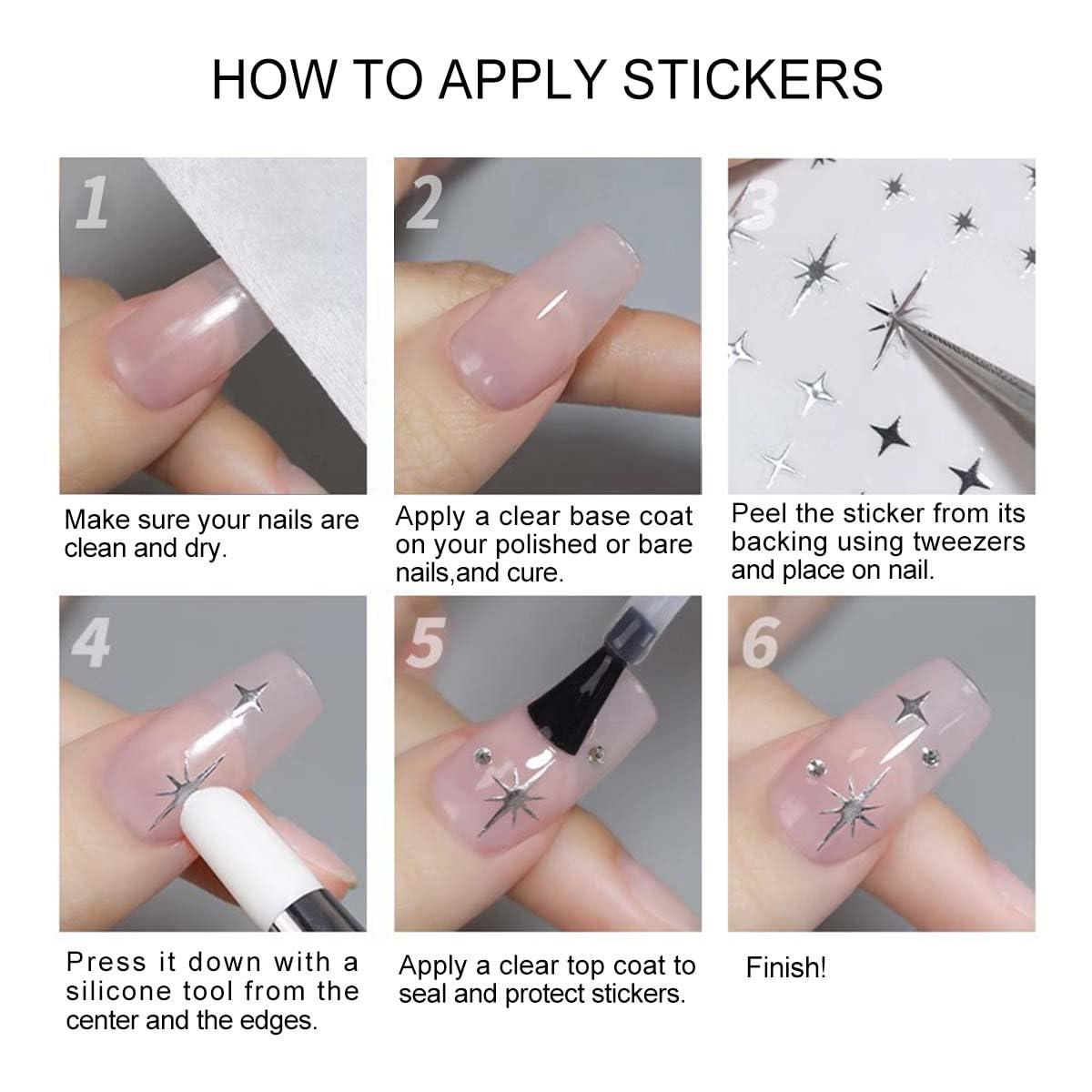 Flower Nail Art Stickers 5D Embossed Floral Nail Stickers Flower Nail Decals Spring Self-Adhesive Nail Decorations for Women Manicure 1 Sheet
