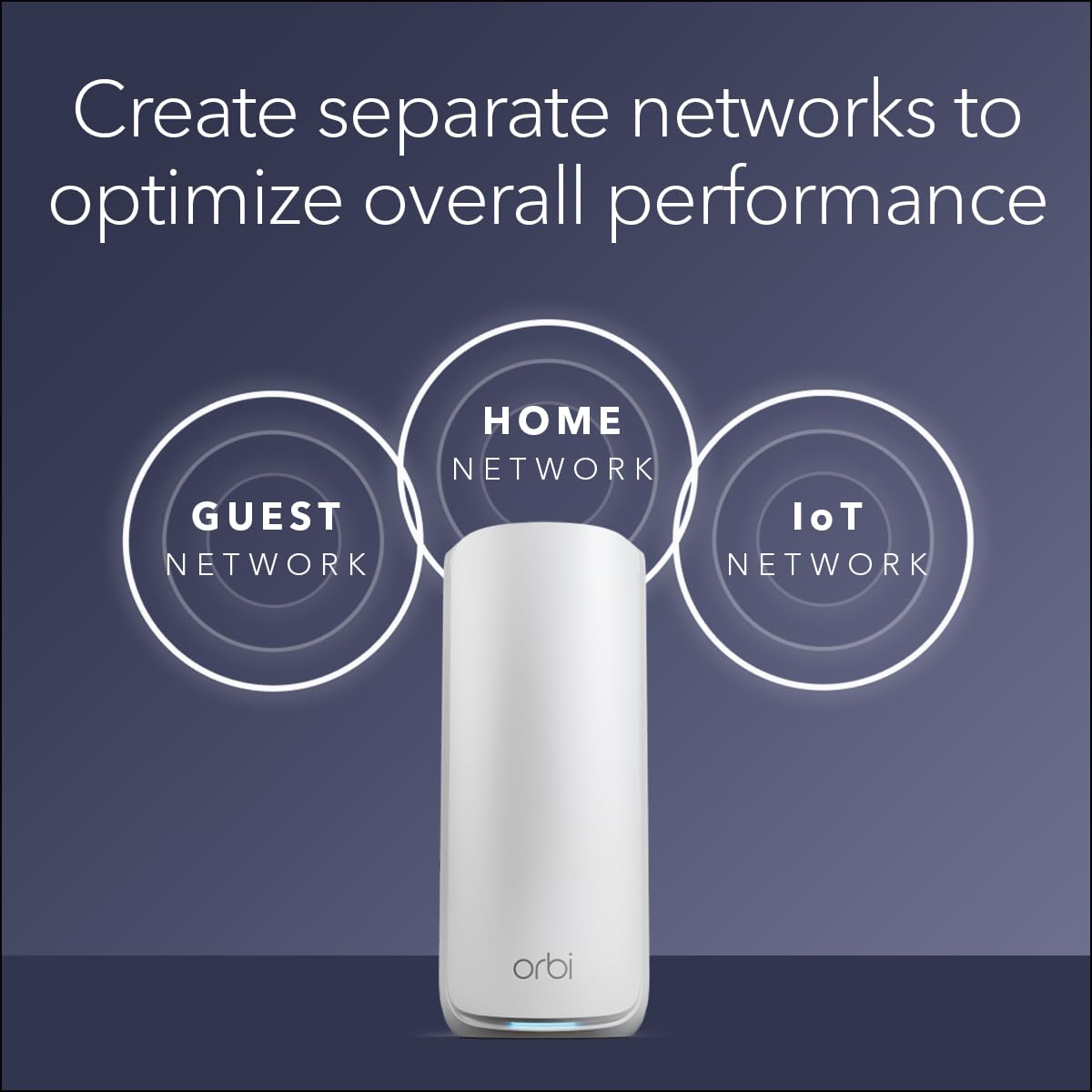 NETGEAR Orbi 870 Series Tri-Band WiFi 7 Mesh System (RBE873) - Router + 2 Satellite Extenders, Security Features, Up to 21 Gbps, Covers Up to 9,000 Sq. Ft., 150 Devices, 10 Gig Internet Port, BE21000