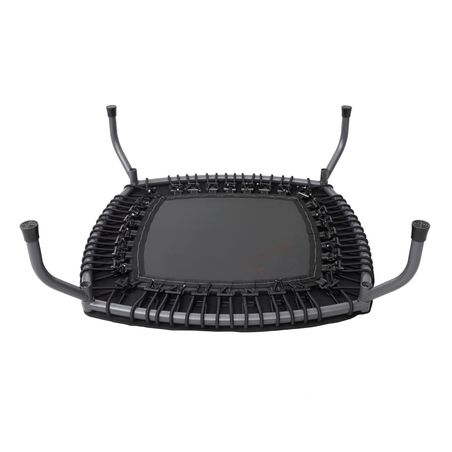 Sunny Health & Fitness Springless Mini Fitness Trampoline – Premium Adjustable Bungee-Style Indoor/Outdoor Exercise Rebounder for Quieter and Safer Workouts (36”) - SF-S021047