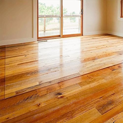 OXIGG Large Clear Floor Mat - Pet Flooring Protector, Plastic Rug Protector, Vinyl Floor Mat - Ideal for Hardwood Floors, Home & Office Use (Clear, 120x250CM/3.9X8.3FT)