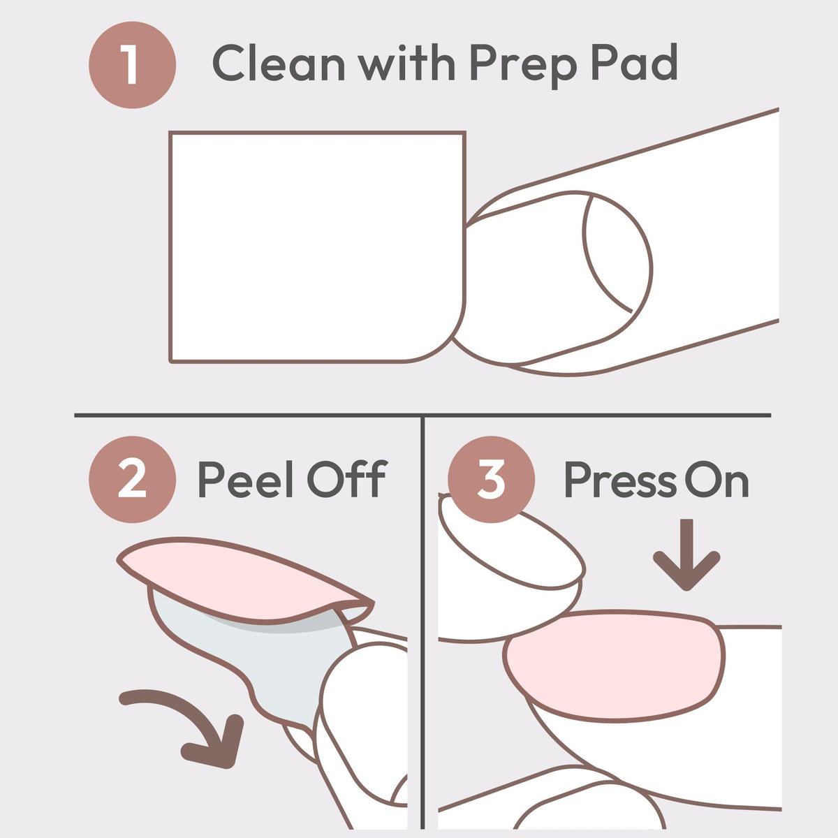 KISS Impress No Glue Mani 30 Pcs Press on Nails, Medium Squoval Design Nail, Solid Pure White Print, Simple Peel & Press Easy Apply, Hassle-Free Removal, Essential Tools Included