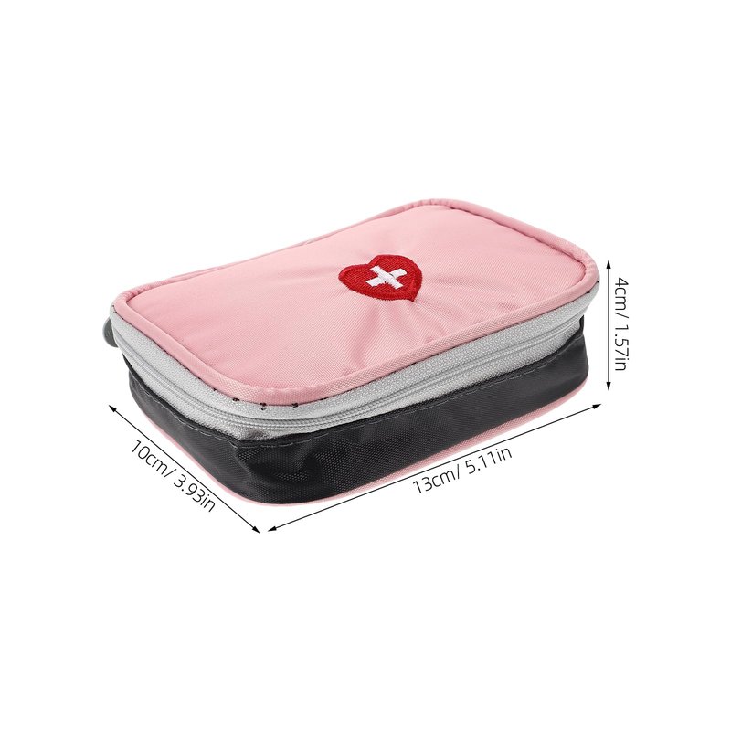 GLEAVI Mini First Aid Kit Case Small Travel Emergency Medical Bag Compact Organizer for Hiking Camping School Business Use