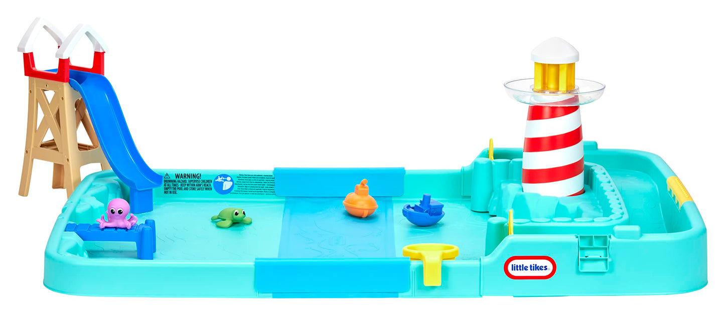Little Tikes Splash Beach Water Table Splash Pad for Kids, Boys, Girls Ages 2+ Years