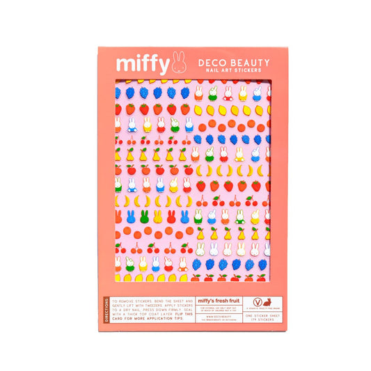 Deco Beauty Miffy's Fresh Fruit Super Thin & Easy-to-Apply Nail Art with the Cutest Designs-Durable & Long-Lasting Nail Art Stickers & Decals for Women, for DIY At-Home Manicures & Salon-Quality Nails