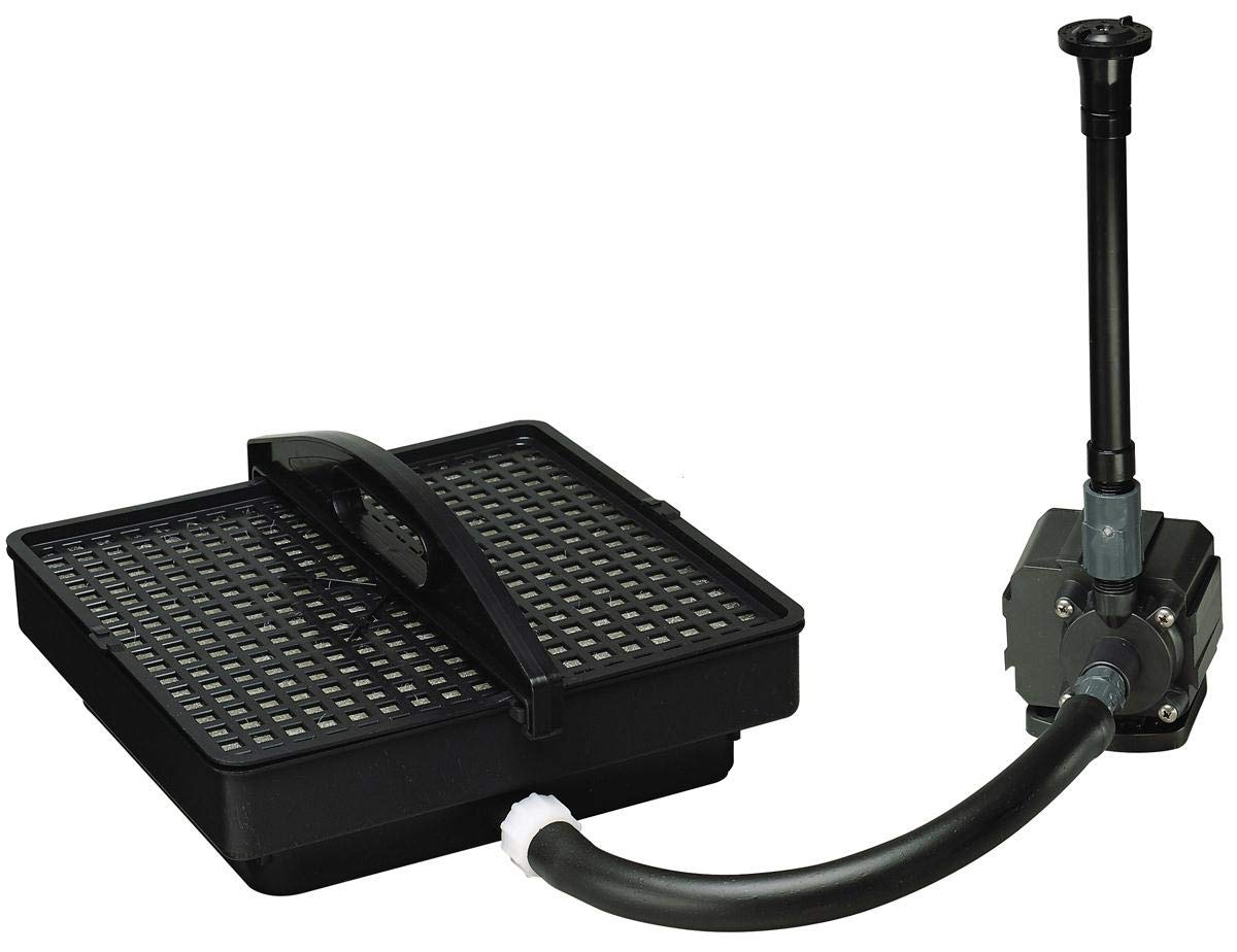 Danner Manufacturing, Inc. Pondmaster Garden Pond Filter and Pump Kit, PMK 1500, Black, 02215