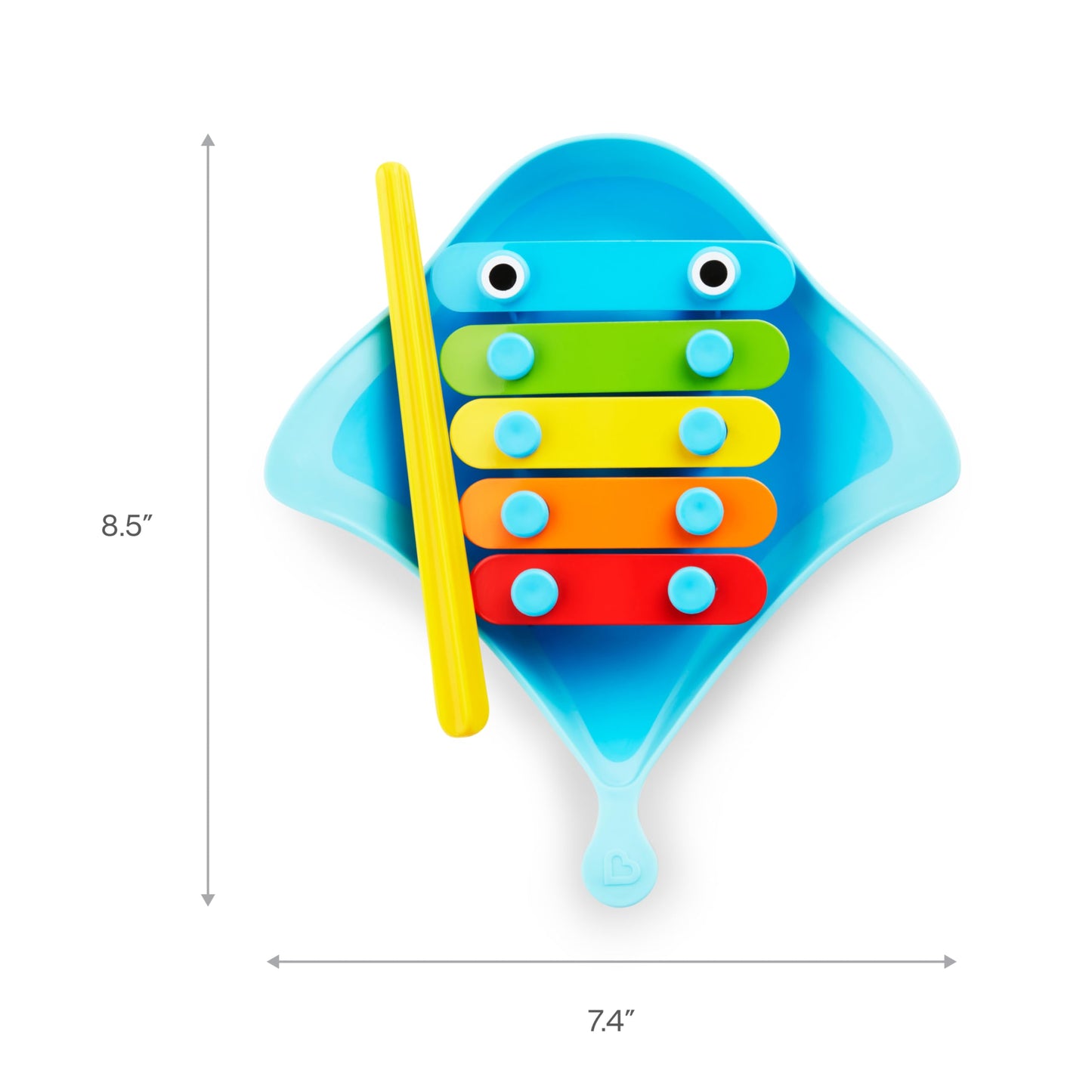 Munchkin® Bath Beats™ Bath Toy, Musical Set Includes Xylophone, Bath Drum & Shakers, Fun for Babies, Toddlers and Kids