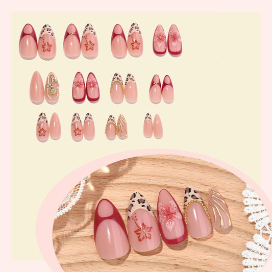 Medium polka dot false nails