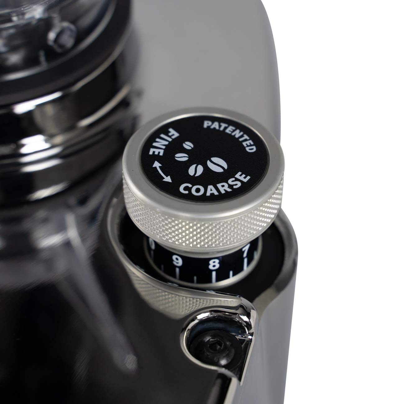 Eureka Atom Specialty 75 Commercial Espresso Grinder - Short Hopper | 75mm Flat Burrs | Silent Technology | Timed Dosing | Stepless | (Chrome)