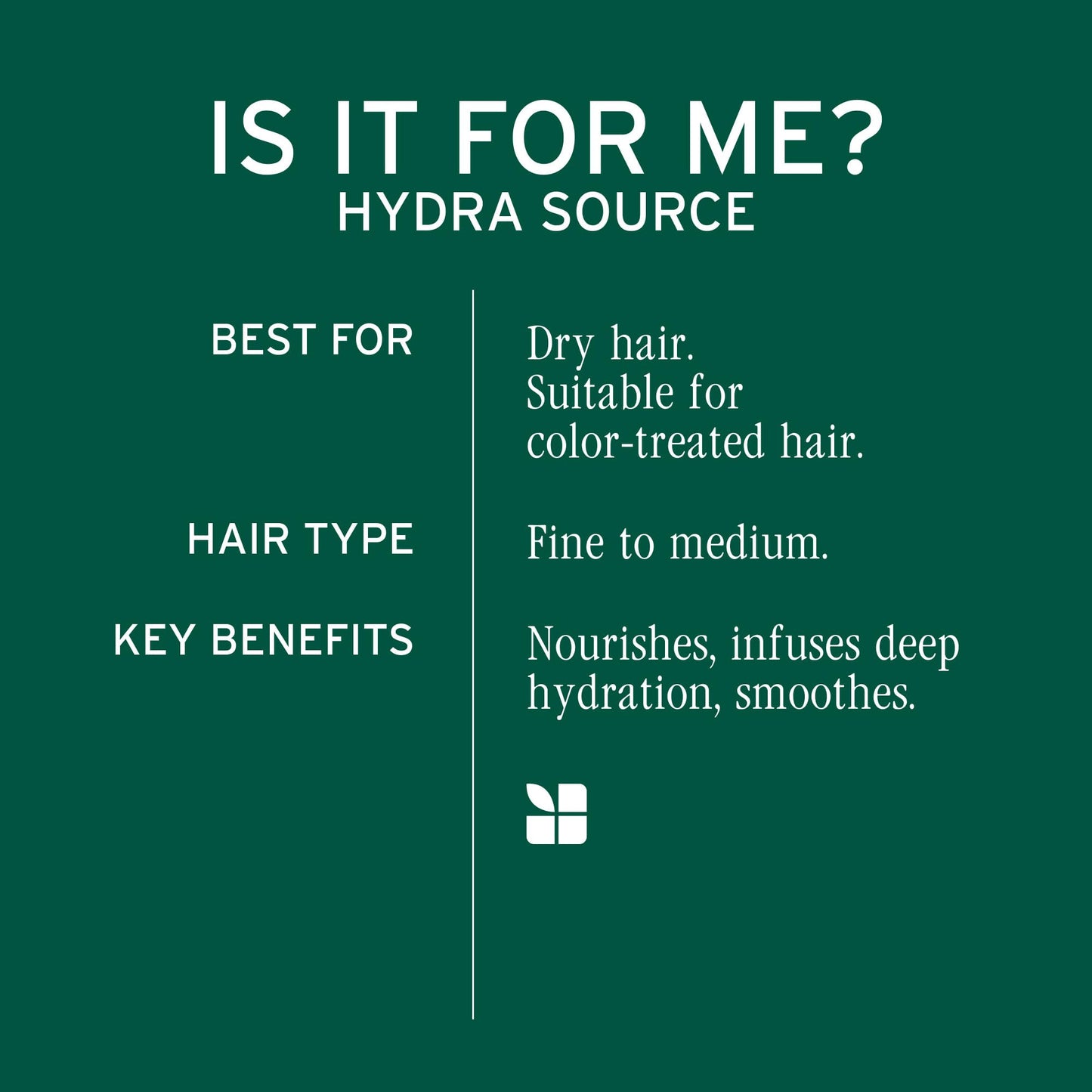 Biolage Hydra Source Shampoo - Softens, Moisturizes & Adds Shine, For Dry Hair, Infused with Micro-Filtered Aloe Vera & Fermented Hyaluronic Acid, Vegan & Paraben-Free, 1.7 Fl Oz