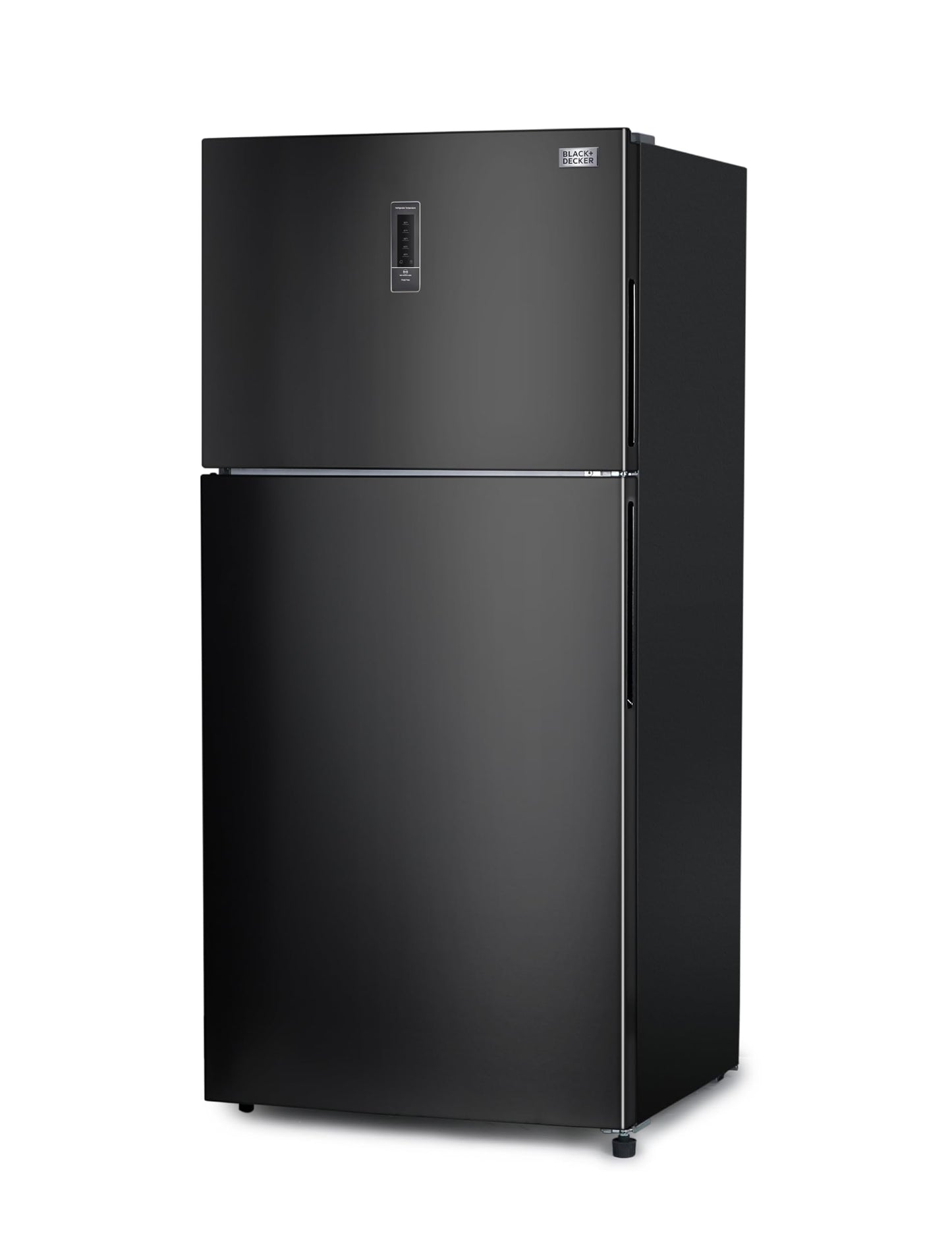 BLACK+DECKER 16.4 Cu. Ft. Top Mount Refrigerator with Freezer, 2 Door Fridge with Separate Temperature Controls, Auto Defrost, Full Size Kitchen Appliance For Homes and Apartments, BR1640KB, Black