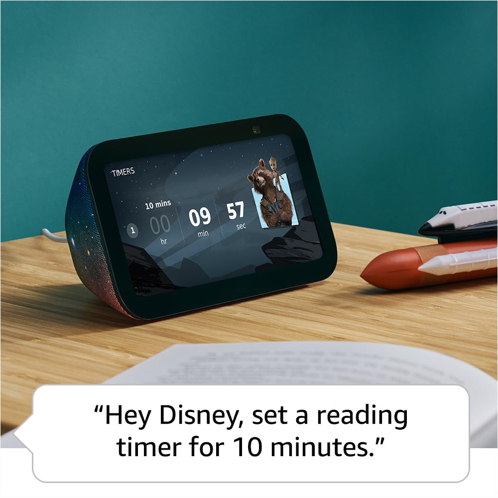 Amazon Echo Show 5 Kids, Designed for kids, with parental controls, Includes 1 year of Amazon Kids+, Galaxy