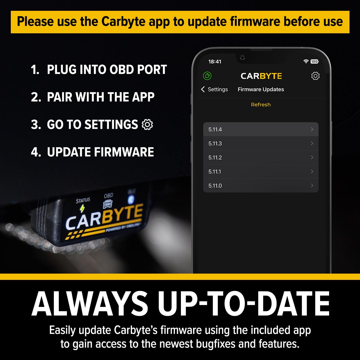 Carbyte AFM/DFM Disabler & Auto Start/Stop Eliminator for 2005-2024 and Select 2025 GM Trucks, SUVs & Cars