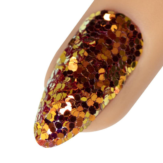 Young Nails Art Glitters - Premium Loose Nail Glitter Powder for Acrylic Nails & Gel Nails, Nail Sequins, Nail Sparkles, Nail Art Powder, Fine & Chunky Glitter, Durable, Awesome Sauce, 1 oz