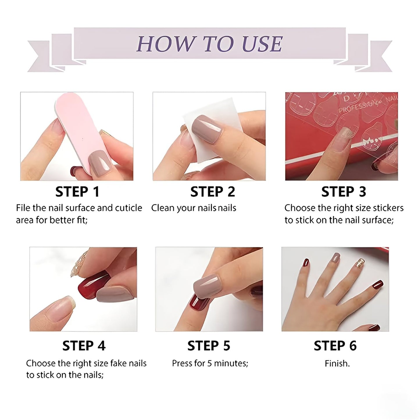 48Pcs Pink French Tip Press On Nails Square & Toenails Set With Rhinestones Design Fake Nails Pink Press On Toenails Holiday Shiny Acrylic Nails Kit Glossy Full Cover Glue On Toe nails For Women Girls