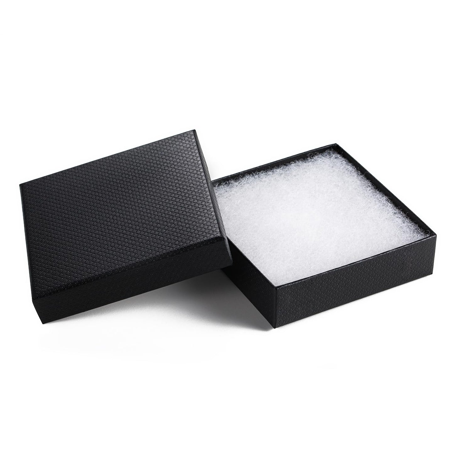 GEFTOL Jewelry Gift Boxes 20 Pack 3.5x3.5x1 Inch Cardboard Jewelry Boxes,Small Gift Boxes for Jewelry Earrings Necklaces Handmade Bangles Bracelets(Black)