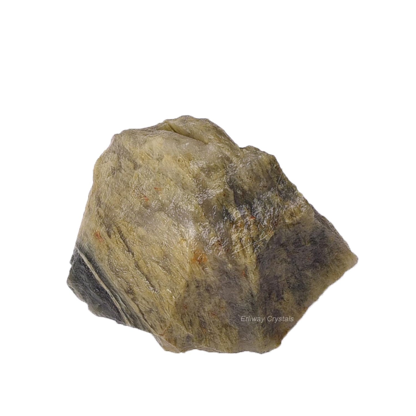 Erliway 1.25-2" Green Rutilated Quartz Raw Crystals, Natural Rough Green Rutilated Quartz Stone, Healing Stones for Fountain Rock, Home Decor Meditation Energy Balancing Wire Wrapping Reiki