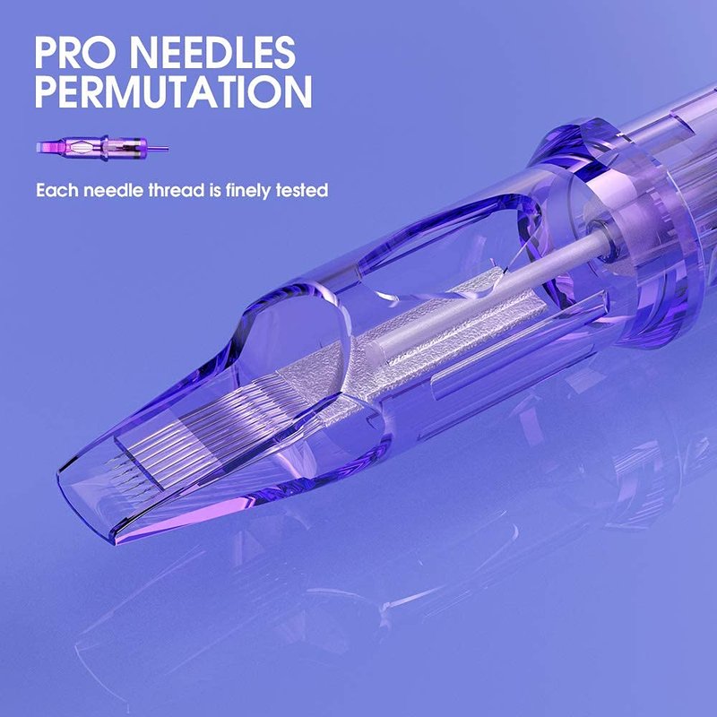 Mast Tattoo Pro Tattoo Needles 0401RL 0.18MM Ultra-Fine Round Liner Fine Detail Needles for Permanent Makeup Liner Hair Scalp Microblading
