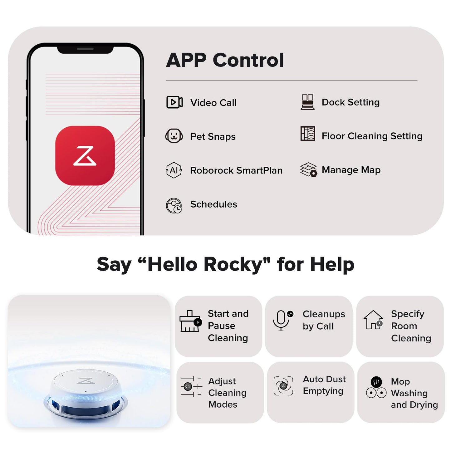 roborock Qrevo Curv Robot Vacuum and Mop, Zero-Tangling, AdaptiLift Chassis, FlexiArm Technology, Al Obstacle Recognition, 17mm Mop Lift, 18,500Pa Suction, Hot Water Mop Washing & Dock Self Cleaning