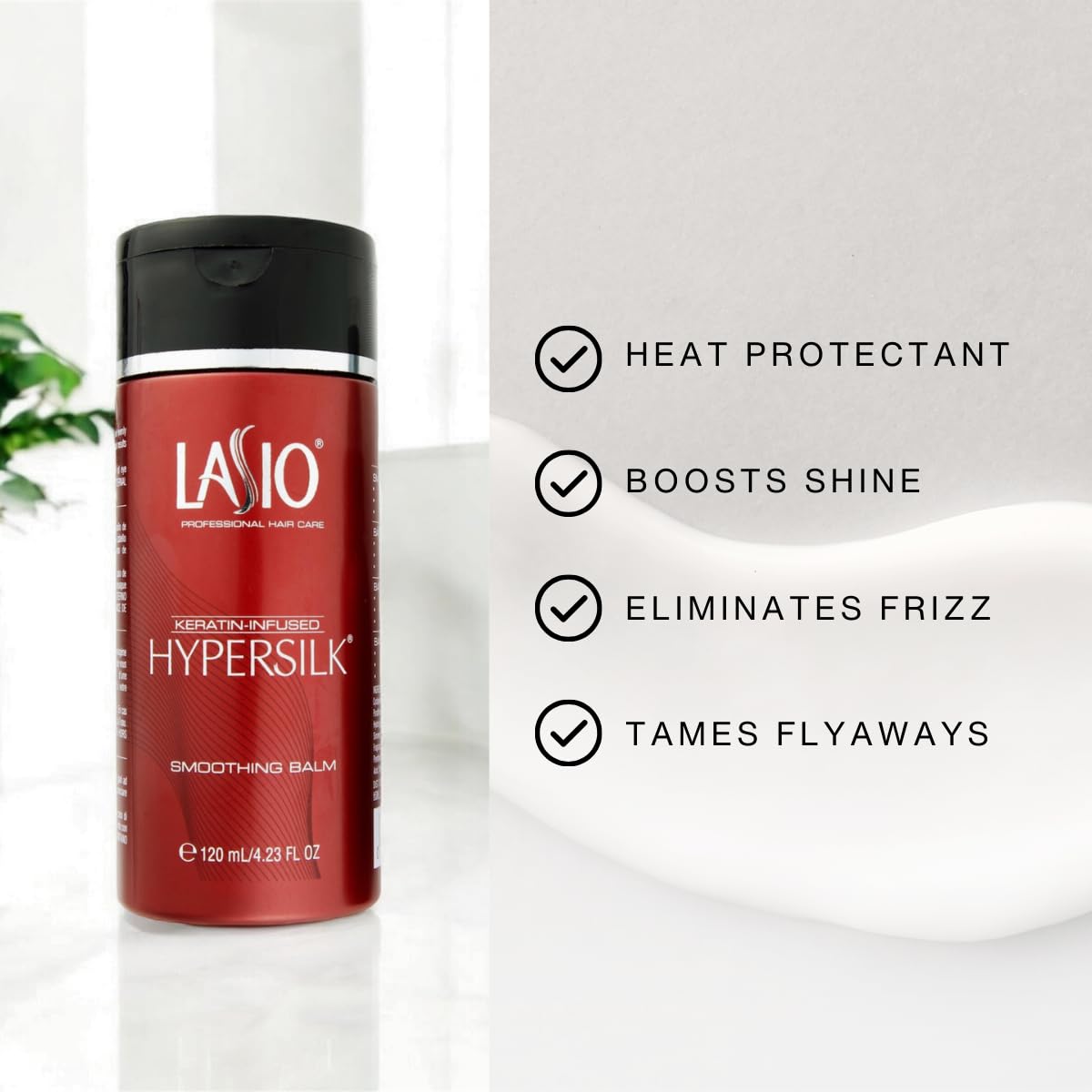 Lasio Keratin-Infused Hypersilk Smoothing Balm 4.23oz