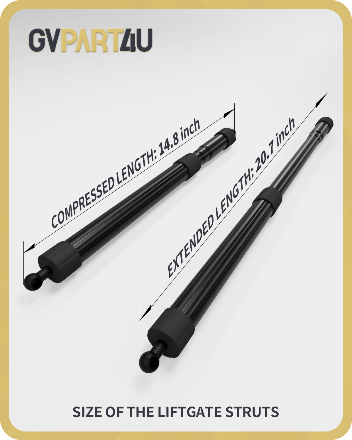 GVPART4U Liftgate Actuator Fit for 2013-2018 Toyota RAV4 Electric Rear Hatch Lift Struts, Trunk Tailgate Power Shock Support Replacement 6892009010 6891009010 Left&Right, 1 Pair, 2Pcs