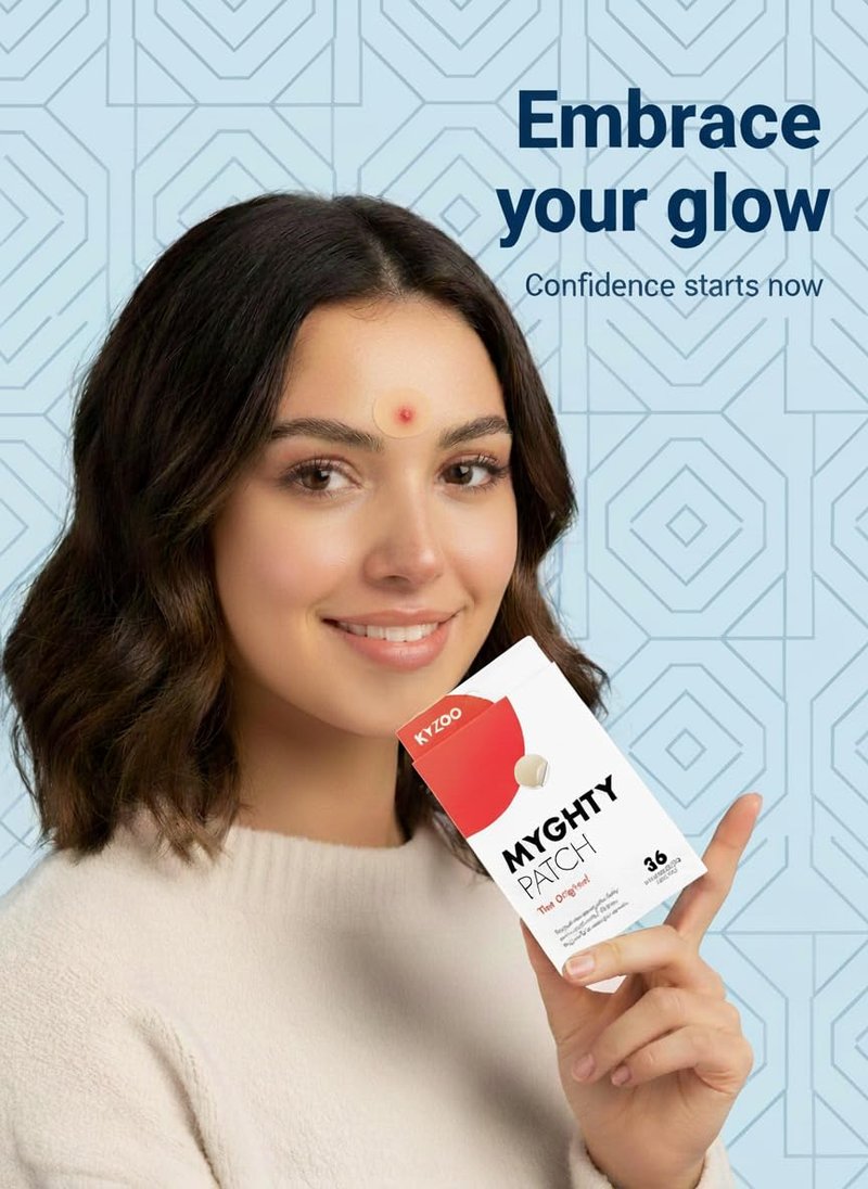 Myghty Pimple Patches for Face – Overnight Hydrocolloid Acne Patches for Zits & Blemishes, Invisible PM Spot Patches for Acne Care, Gentle Pimple Dots for Women, Men & Teens (36 Count)