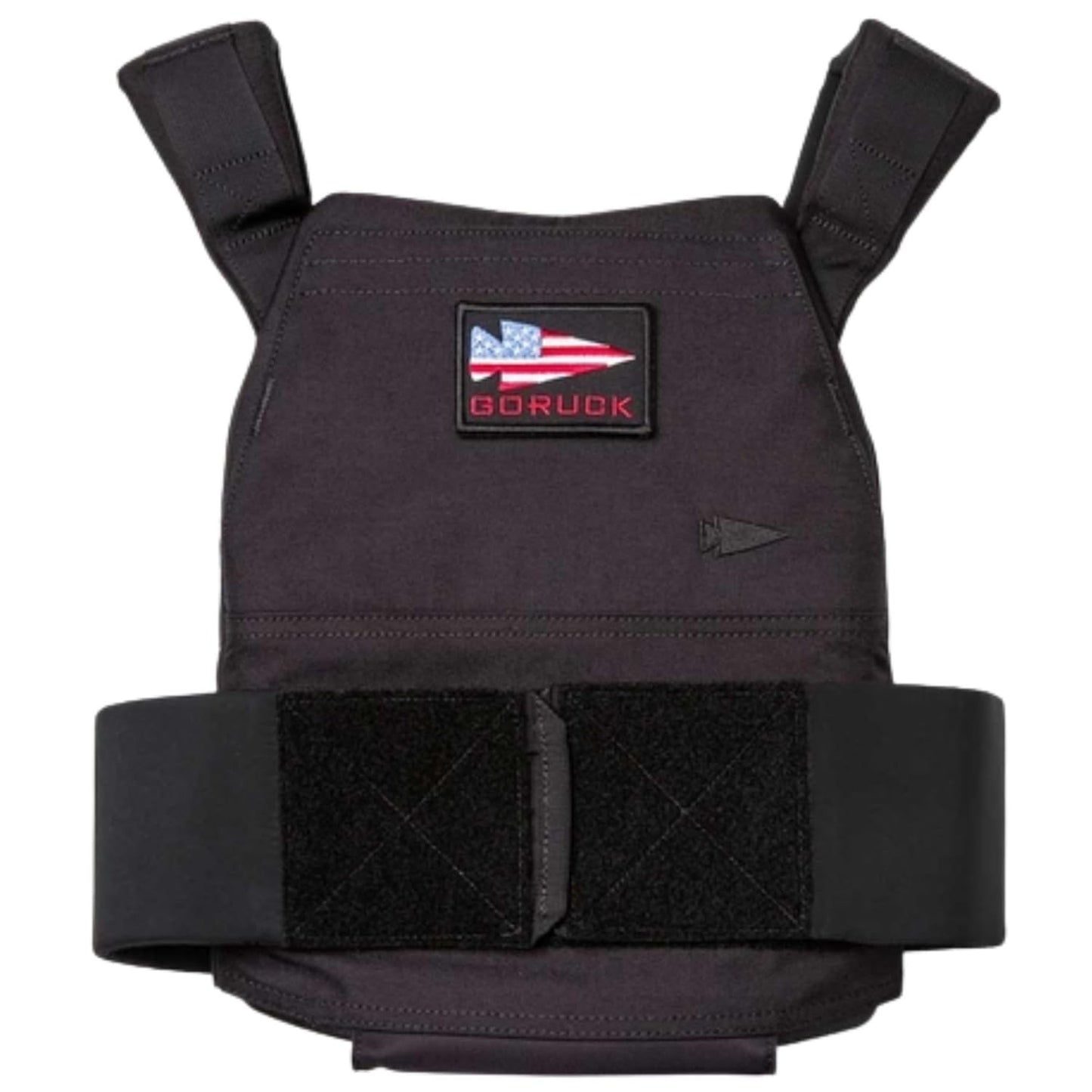 GORUCK Rucking Weighted Vest for Men and Women - Ergonomic Design for Walking, Running, and Weight Loss Training - Adjustable Weight Vest with Strorage Pocket - S/M Black