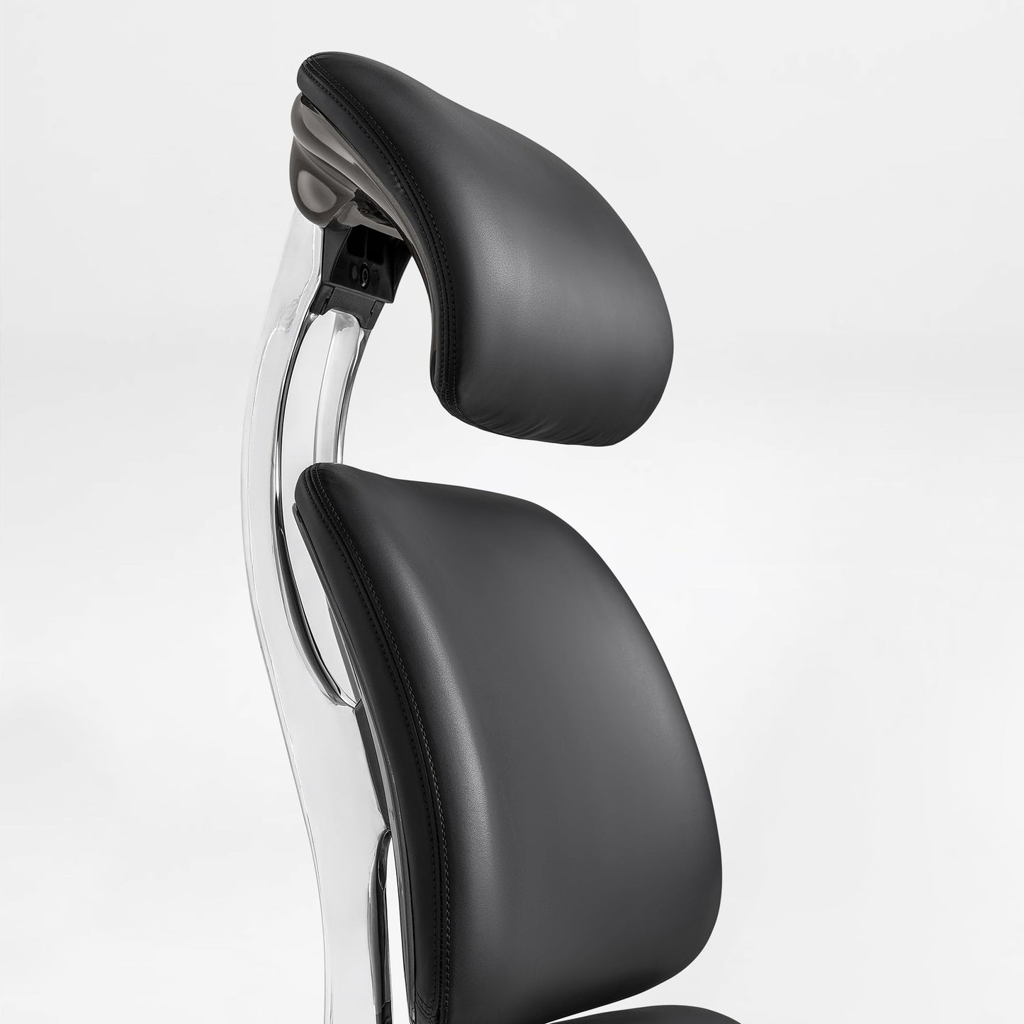 EUREKA ERGONOMIC Executive Office Chair, High Back Office Chair with Lumbar Support, Silicone Leather Executive Desk Chair Comfy Computer Chair with Headrest for Home Office, Black