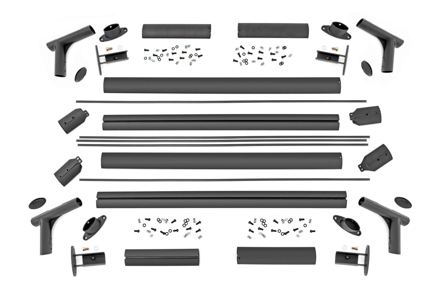 Rough Country Full-Height Bed Rack for Chevy Silverado 1500 (2019–2026 & Refresh) 5'8" Short Bed - Modular Aluminum Truck Rack for Cargo Racks, Rooftop Tents, Ladders & Overland Gear