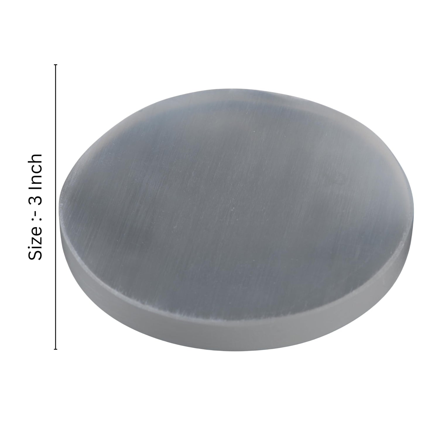 ANAYA AGATE Selenite Crystal Charging Plate - 3" Healing Stones Coaster - Round Disc for Home and Office Table Decor - Crystals and Healing Stones