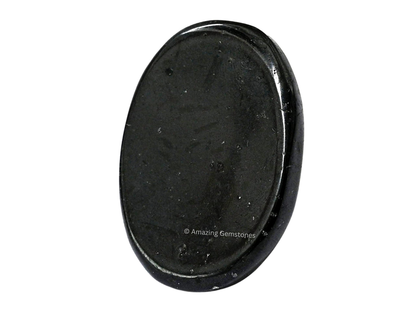 Amazing Gemstone Black Tourmaline Worry Stone, Healing Crystals - Piedra Crystal Fidget for Gift, Meditation, Calming, Relaxation, Stress Relief