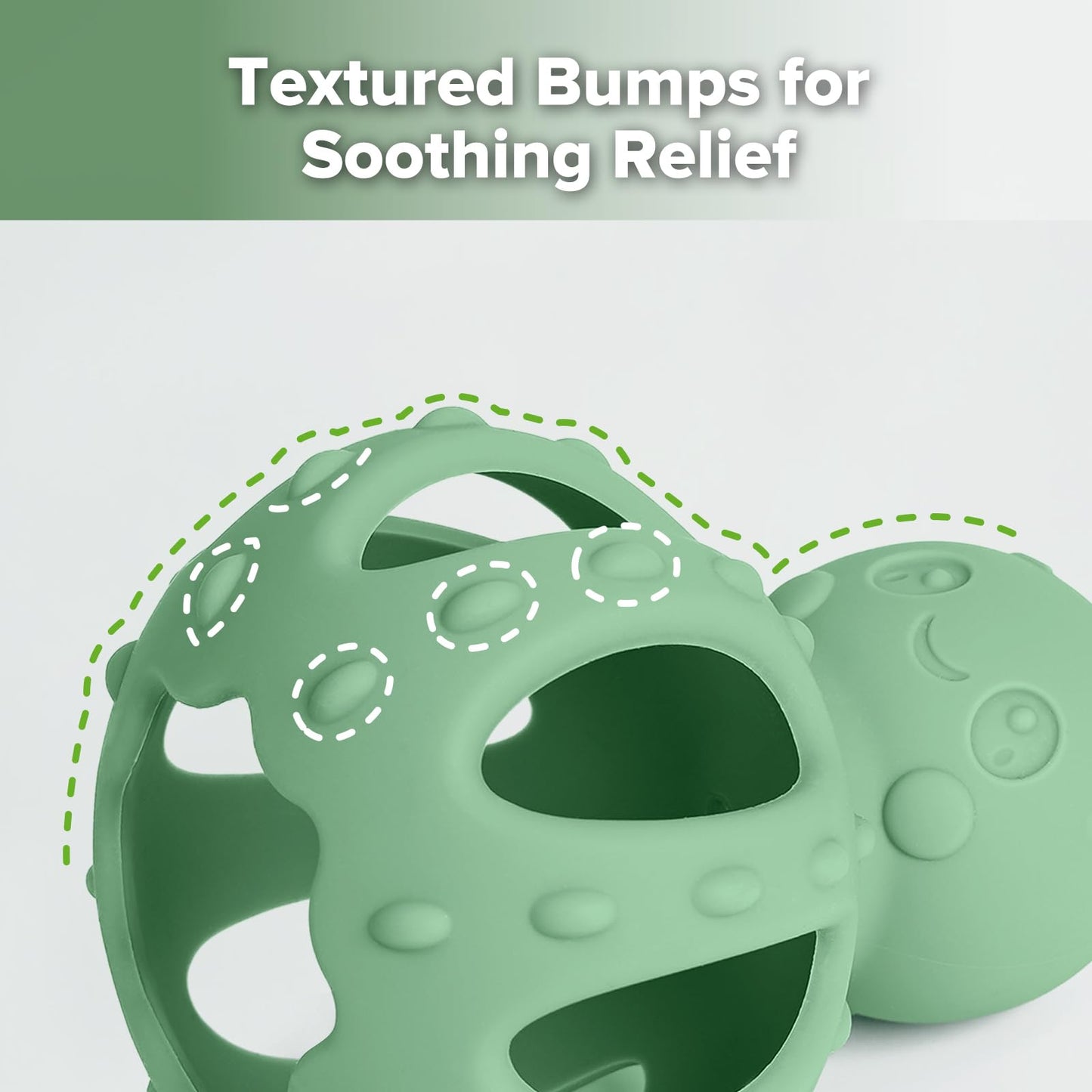 Haakaa Silicone Teether Combo&Octopus Rattle Teether-Baby Freezer Teething Toy - Soft Cold Teether - Soothe Teething Pain & Itching Gums - Perfect Size-in-1 Baby Teething Toy with Gentle Rattle