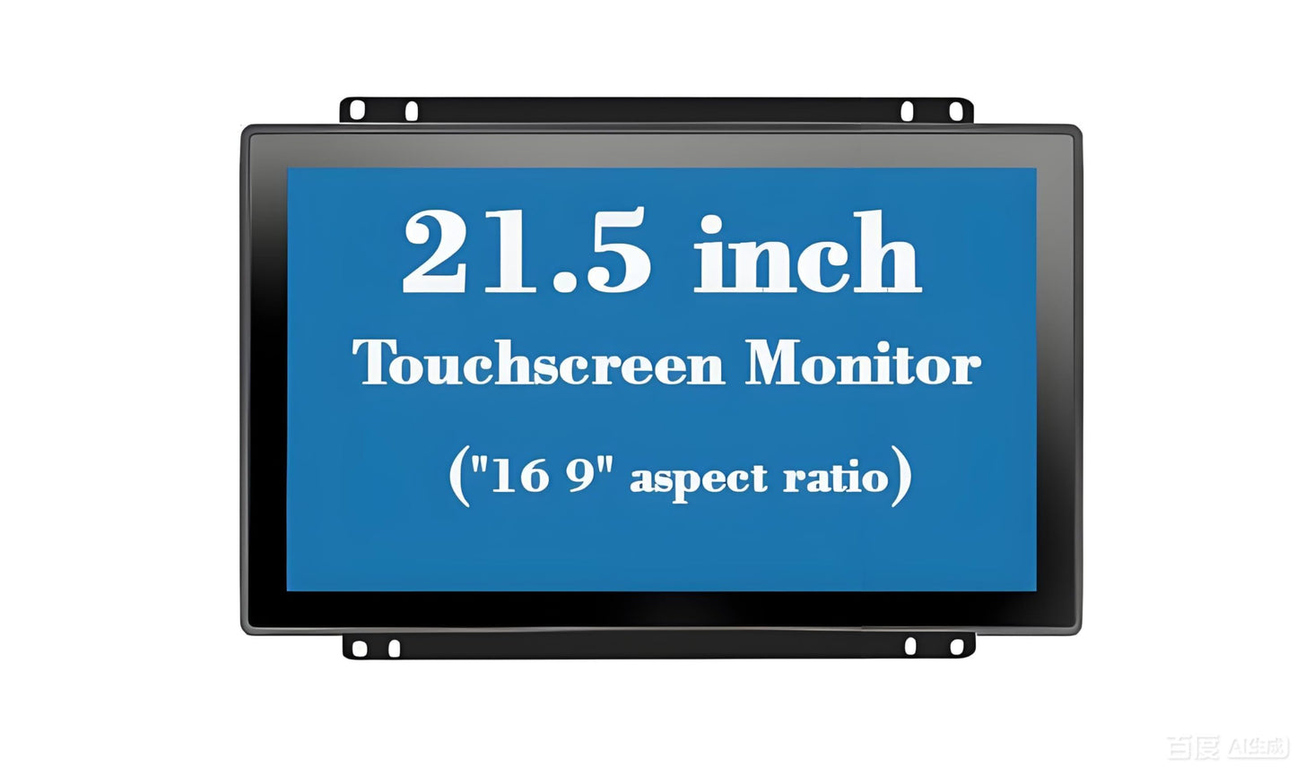 RIUIIN 21.5 Inch Open Frame Capacitive Touchscreen Monitor, 1920x1080 Resolution 16:9 Aspect Ratio Waterproof,VESA+Panel Mount, for Kiosk, Automation, POS，Vending，HMI and Digital Signage 7x24h Work