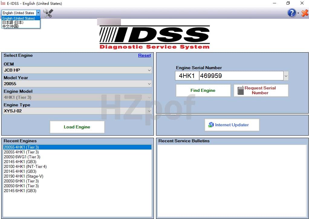 Excavator Scanner Diagnostic Service System Hardware and Software Solution for Diagnosis and Repair for Isuzu E-IDSS G-IDSS Products are unive (Adapter E-IDSS with Laptop)