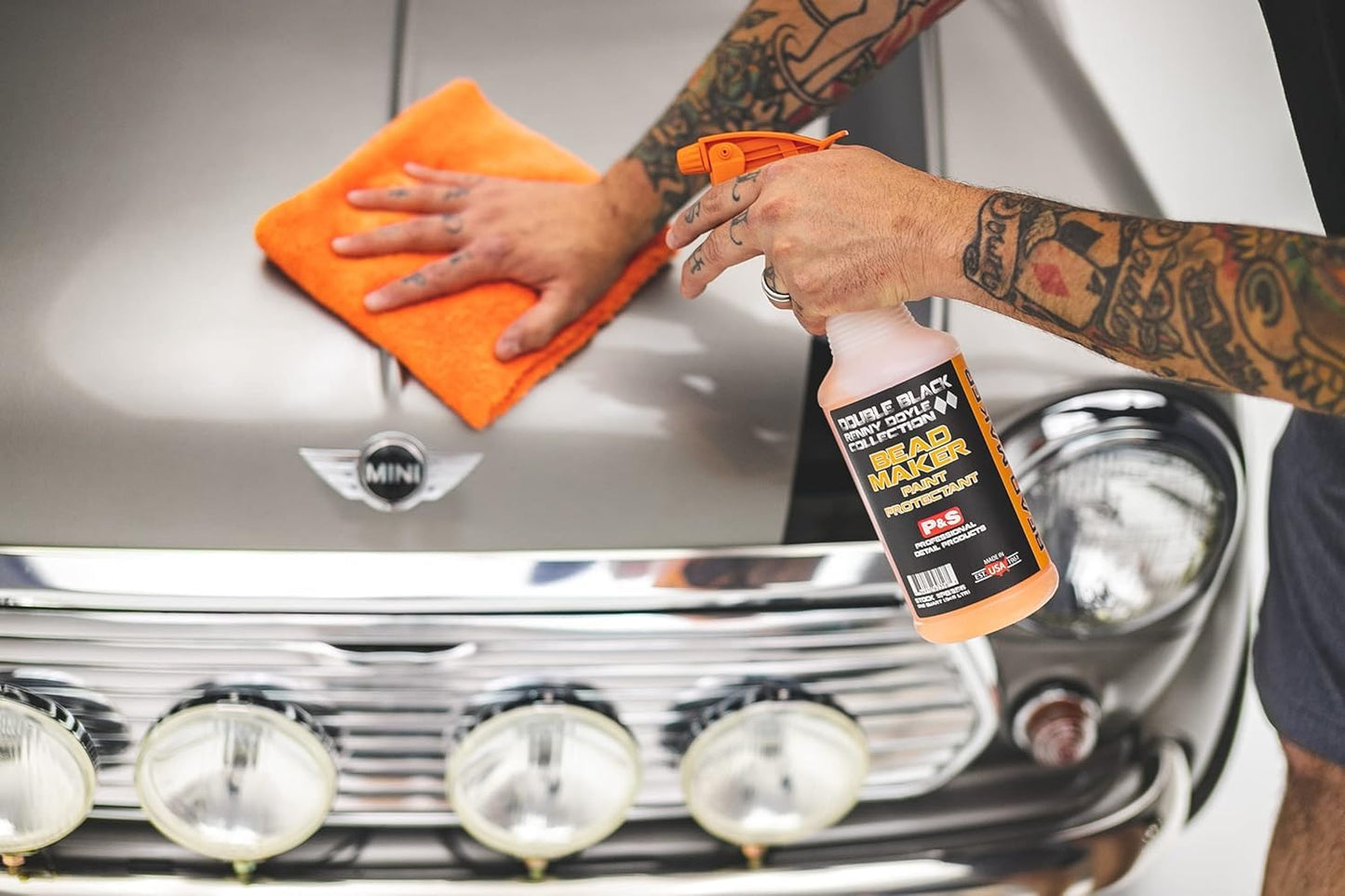 P&S Bead Maker Paint Sealant – Easy Spray & Wipe Protectant for Cars, Boats & RVs – Hydrophobic Gloss & UV Protection – Safe for All Surfaces - 1 Gallon