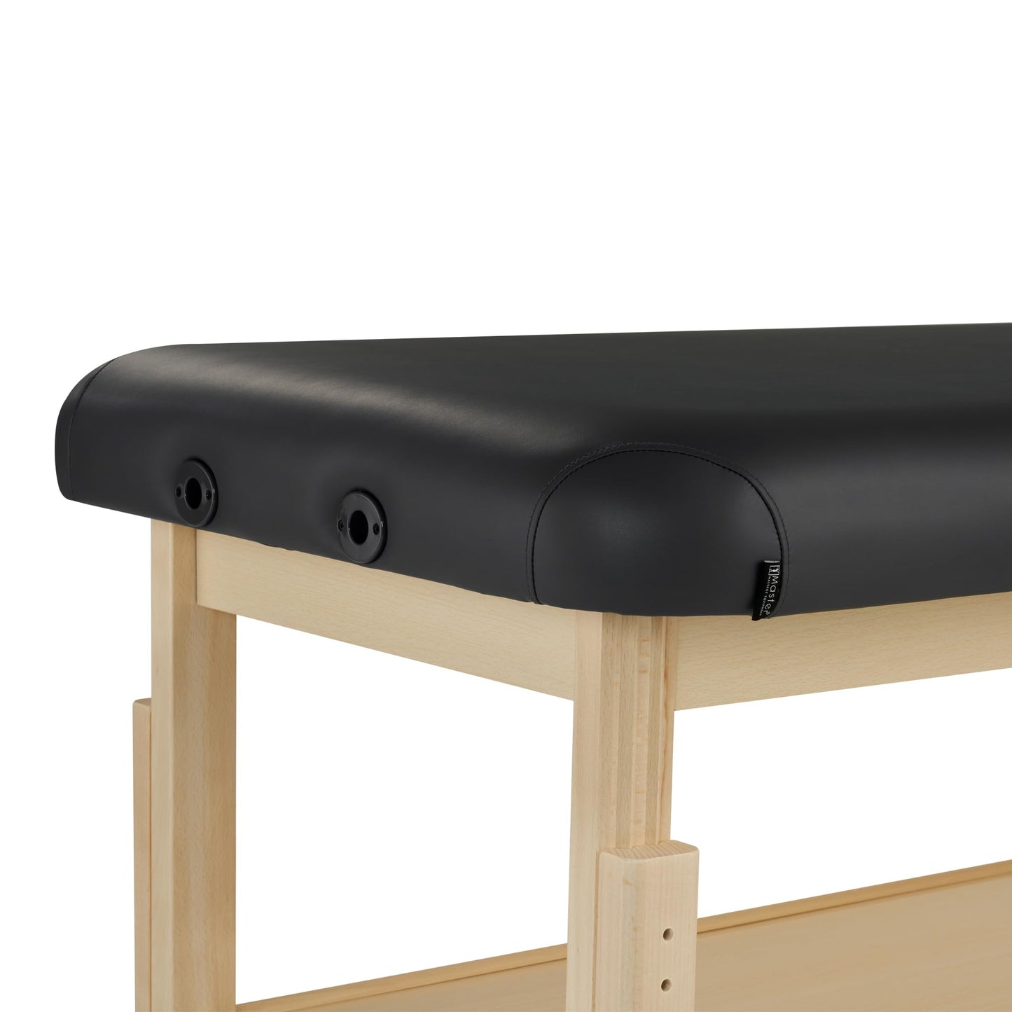30" Harvey Tilt Stationary Massage Table Beauty Medical Tattoo Spa Salon Facial Clinical Treatment Aesthetic Physical Therapy Beds-Two Section Tilting Lift-Back Backrest - Black